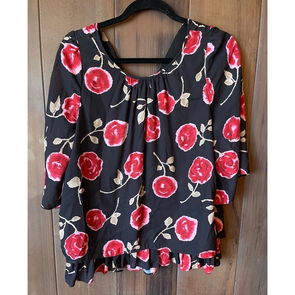 🎉HP🎉 Kate Spade Floral Blouse. - Picture 2 of 3